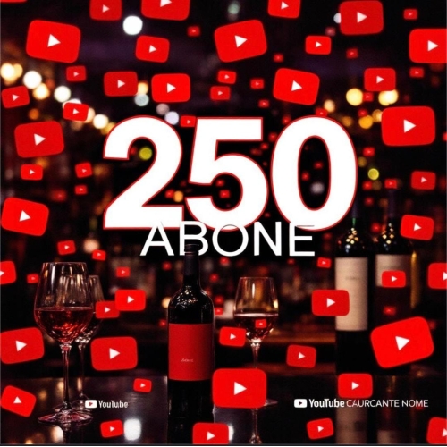  250 ABONE YOUTUBE